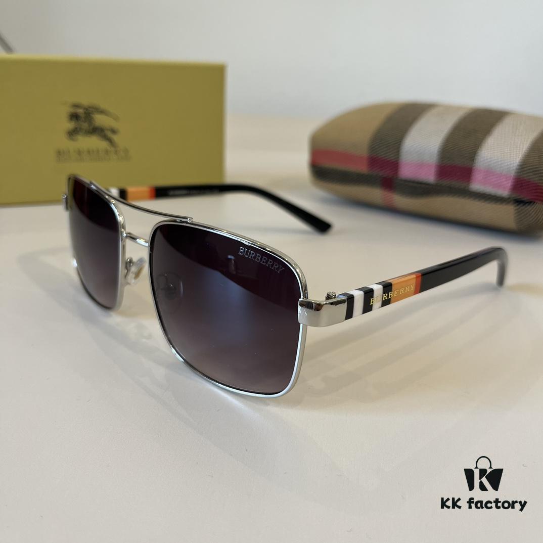 6931a9afccd8ab3d7af9e13e Burberry New One-Piece Aviator Sunglasses, Must-Have Style for Travel, Celebrity Favorite Unisex Sun Glasses