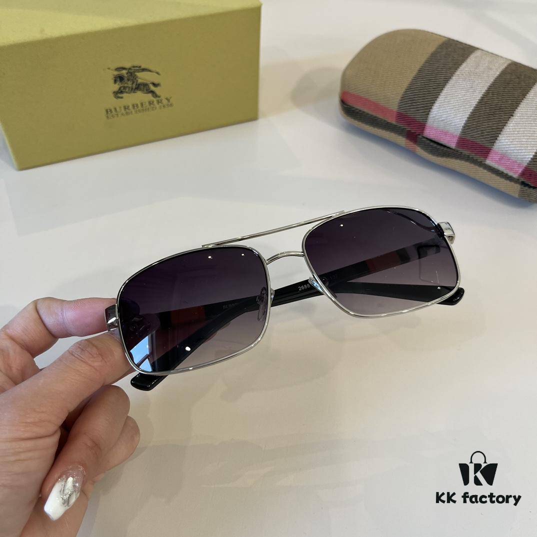 6931a9afccd8ab3d7af9e13f Burberry New One-Piece Aviator Sunglasses, Must-Have Style for Travel, Celebrity Favorite Unisex Sun Glasses