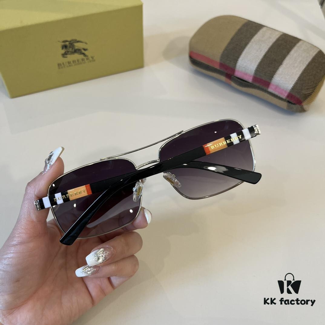 6931a9afccd8ab3d7af9e140 Burberry New One-Piece Aviator Sunglasses, Must-Have Style for Travel, Celebrity Favorite Unisex Sun Glasses