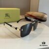 6931a9b4ccd8ab3d7af9e18d Burberry New One-Piece Aviator Sunglasses, Must-Have Travel Accessory, Celebrity-Favorite Unisex Sun Glasses