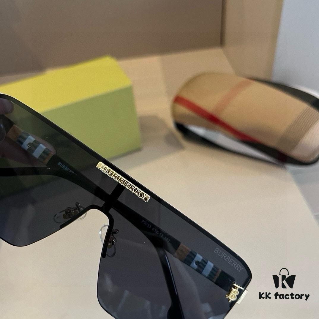 6931a9b4ccd8ab3d7af9e191 Burberry New One-Piece Aviator Sunglasses, Must-Have Travel Accessory, Celebrity-Favorite Unisex Sun Glasses