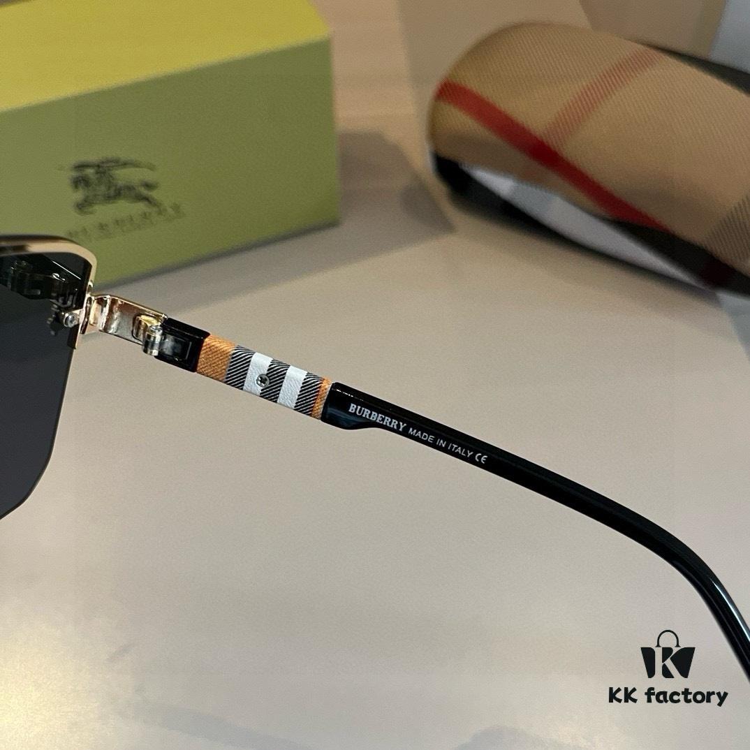 6931a9b4ccd8ab3d7af9e195 Burberry New One-Piece Aviator Sunglasses, Must-Have Travel Accessory, Celebrity-Favorite Unisex Sun Glasses