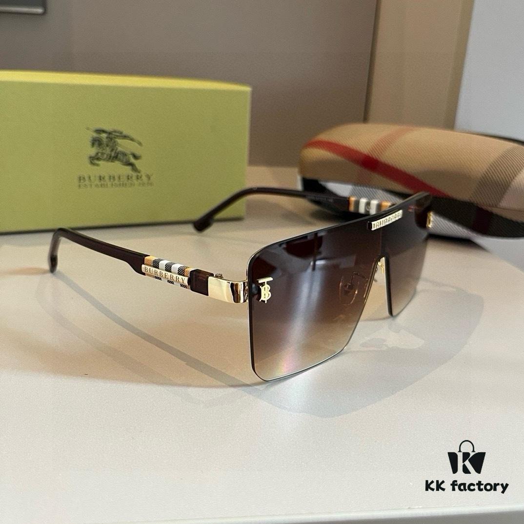 6931a9b4ccd8ab3d7af9e196 Burberry New One-Piece Pilot Sunglasses, Must-Have for Travel, Celebrity Favorite Unisex Aviator Shades