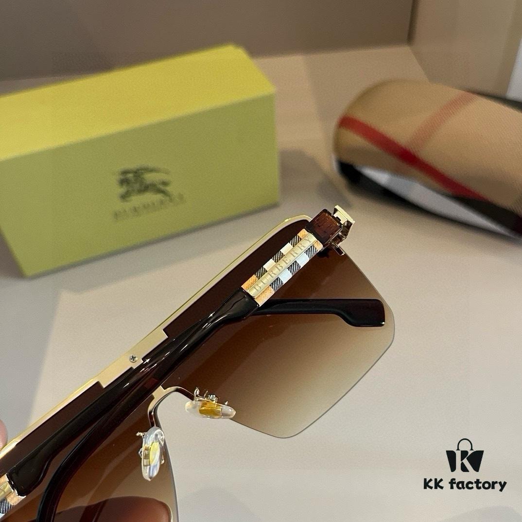 6931a9b4ccd8ab3d7af9e19b Burberry New One-Piece Pilot Sunglasses, Must-Have for Travel, Celebrity Favorite Unisex Aviator Shades