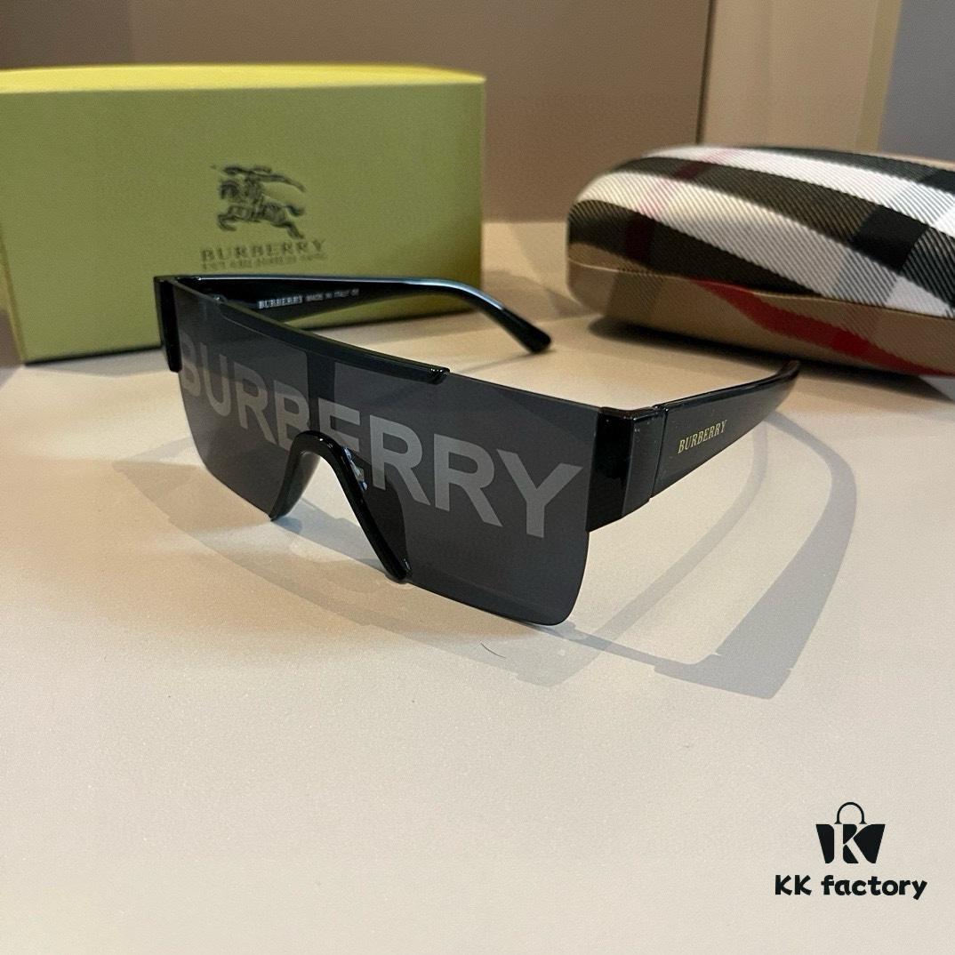 6931a9b8ccd8ab3d7af9e1ce Burberry Letter Print Sunglasses BE4291 Unisex Fashion Streetwear Shades