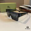 6931a9b8ccd8ab3d7af9e1d1 Burberry Letter Print Sunglasses BE4291 Unisex Fashion Streetwear Shades