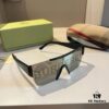 6931a9b8ccd8ab3d7af9e1db Burberry Letter Print Sunglasses BE4291 Unisex Hip-Hop Style One-Piece UV Protection Shades