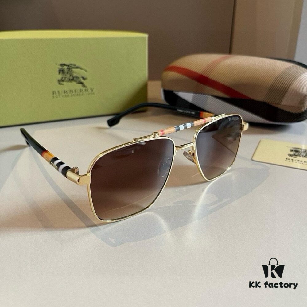 6931a9bbccd8ab3d7af9e201 Burberry New One-Piece Pilot Sunglasses, Must-Have Travel Accessory, Popular Unisex Aviator Shades