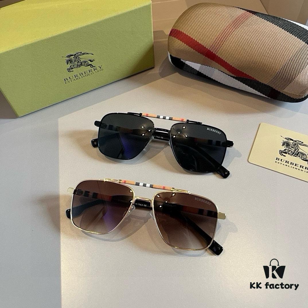 6931a9bbccd8ab3d7af9e209 Burberry New One-Piece Pilot Sunglasses, Must-Have Travel Accessory, Popular Unisex Aviator Shades