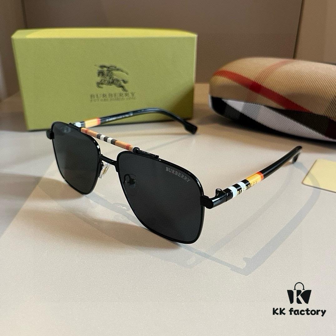 6931a9bcccd8ab3d7af9e214 Burberry New One-Piece Pilot Sunglasses, Must-Have Travel Accessory, Popular Unisex Aviator Sun Glasses Worn by Many Celebrities