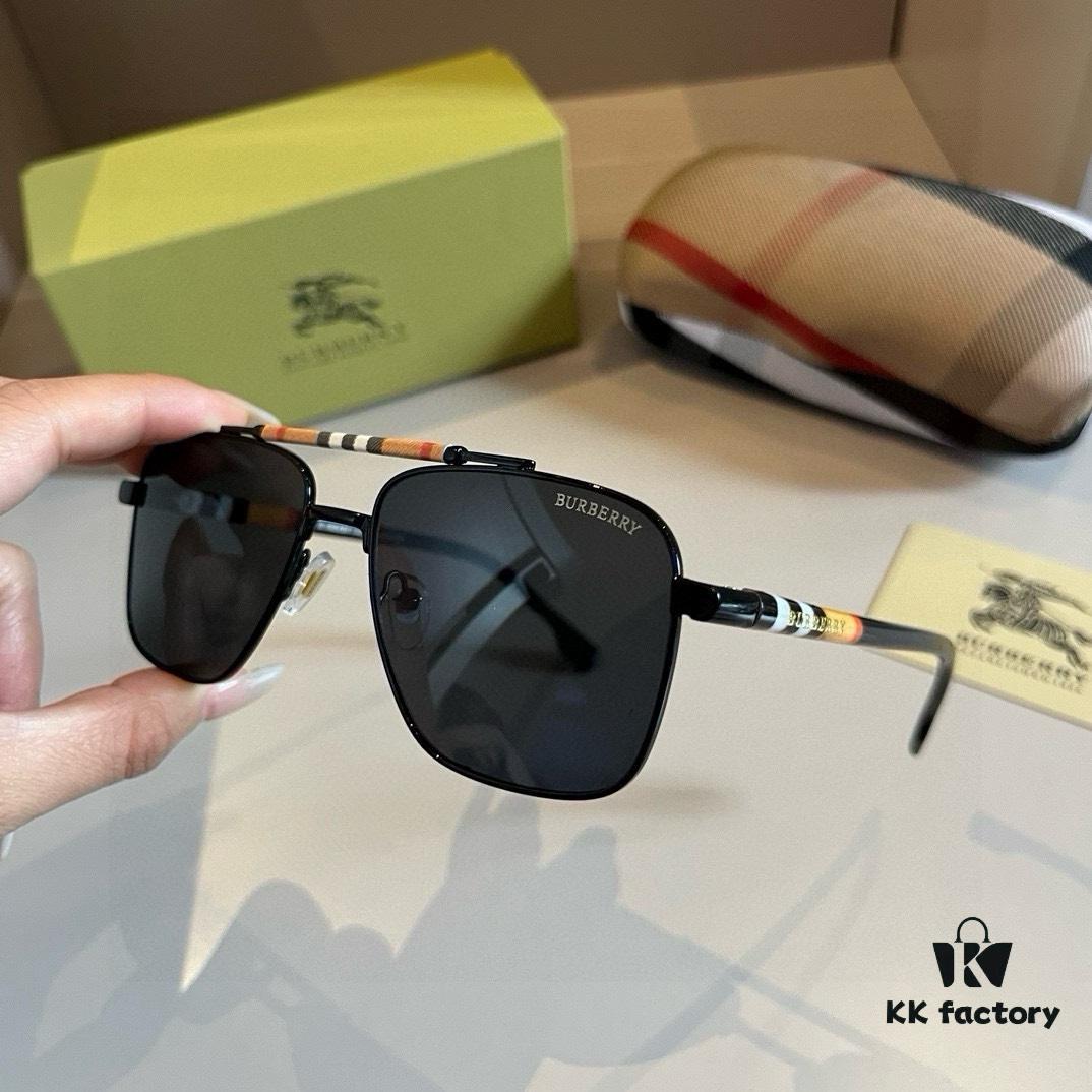 6931a9bcccd8ab3d7af9e215 Burberry New One-Piece Pilot Sunglasses, Must-Have Travel Accessory, Popular Unisex Aviator Sun Glasses Worn by Many Celebrities