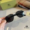6931a9bcccd8ab3d7af9e216 Burberry New One-Piece Pilot Sunglasses, Must-Have Travel Accessory, Popular Unisex Aviator Sun Glasses Worn by Many Celebrities