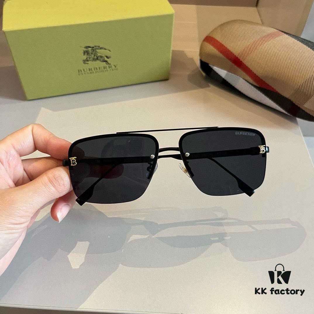 6931a9bcccd8ab3d7af9e21e Burberry New One-Piece Pilot Sunglasses, Must-Have Travel Accessory, Popular Among Celebrities, Unisex Sun Glasses