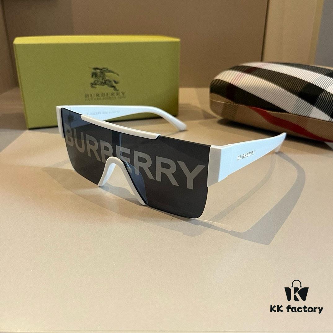 6931a9beccd8ab3d7af9e230 Burberry Letter Print Sunglasses BE4291 Unisex Fashion Hip-Hop Eyewear