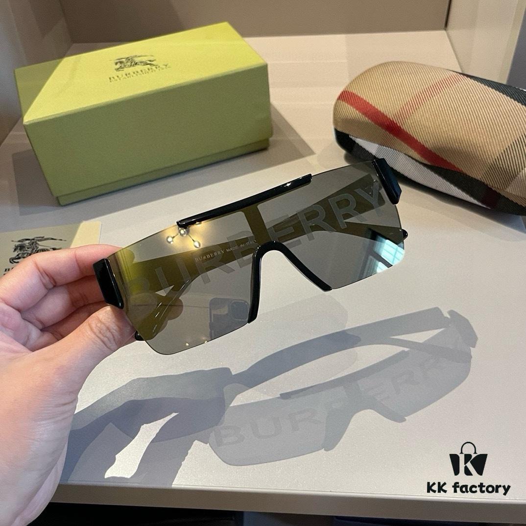 6931a9bfccd8ab3d7af9e245 Burberry Letter Print Sunglasses BE4291 Unisex Fashion Streetwear Shades