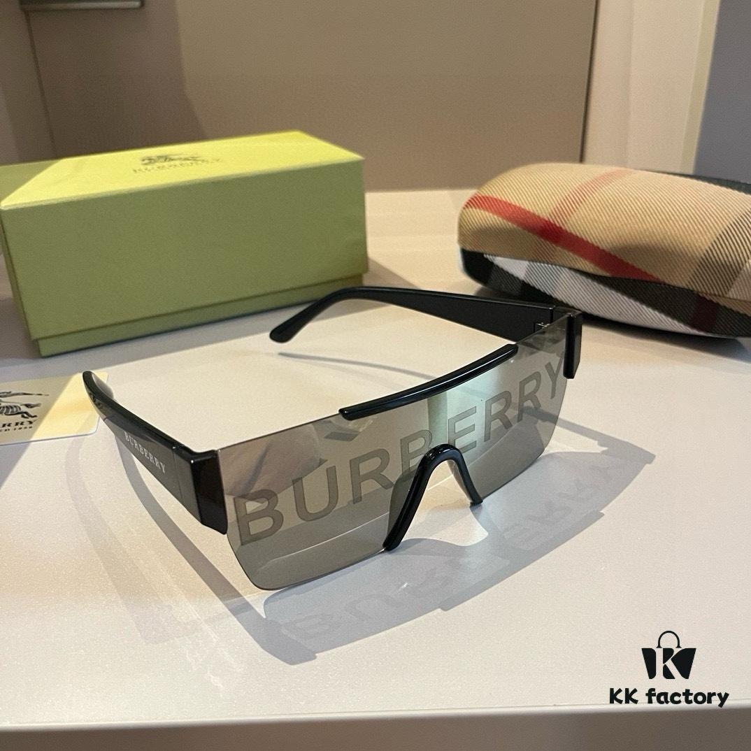 6931a9bfccd8ab3d7af9e246 Burberry Letter Print Sunglasses BE4291 Unisex Fashion Streetwear Shades