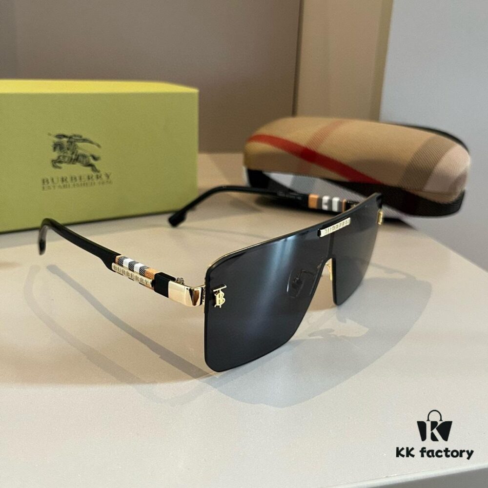 6931a9bfccd8ab3d7af9e248 Burberry New One-Piece Aviator Sunglasses, Must-Have Travel Accessory, Popular Unisex Pilot Sunglasses Worn by Many Celebrities