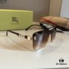 6931a9c0ccd8ab3d7af9e252 Burberry New One-Piece Pilot Sunglasses, Must-Have Travel Accessory, Celebrity-Favorite Unisex Sun Glasses