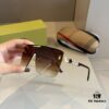 6931a9c0ccd8ab3d7af9e25c Burberry New One-Piece Pilot Sunglasses, Must-Have Style for Travel, Popularized by Numerous Celebrities, Unisex Sun Glasses Aviator Eyewear