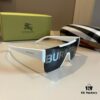 Burberry Letter Print Sunglasses Unisex BE4291 Stylish Travel Fashion Accessory One-Piece UV Protection Eyewear with Case