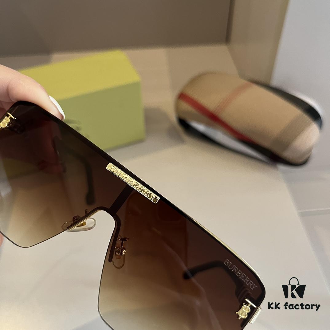 6931a9c8ccd8ab3d7af9e2d2 Burberry New One-Piece Pilot Sunglasses, Must-Have Travel Accessory, Popular Unisex Sun Glasses Worn by Many Celebrities