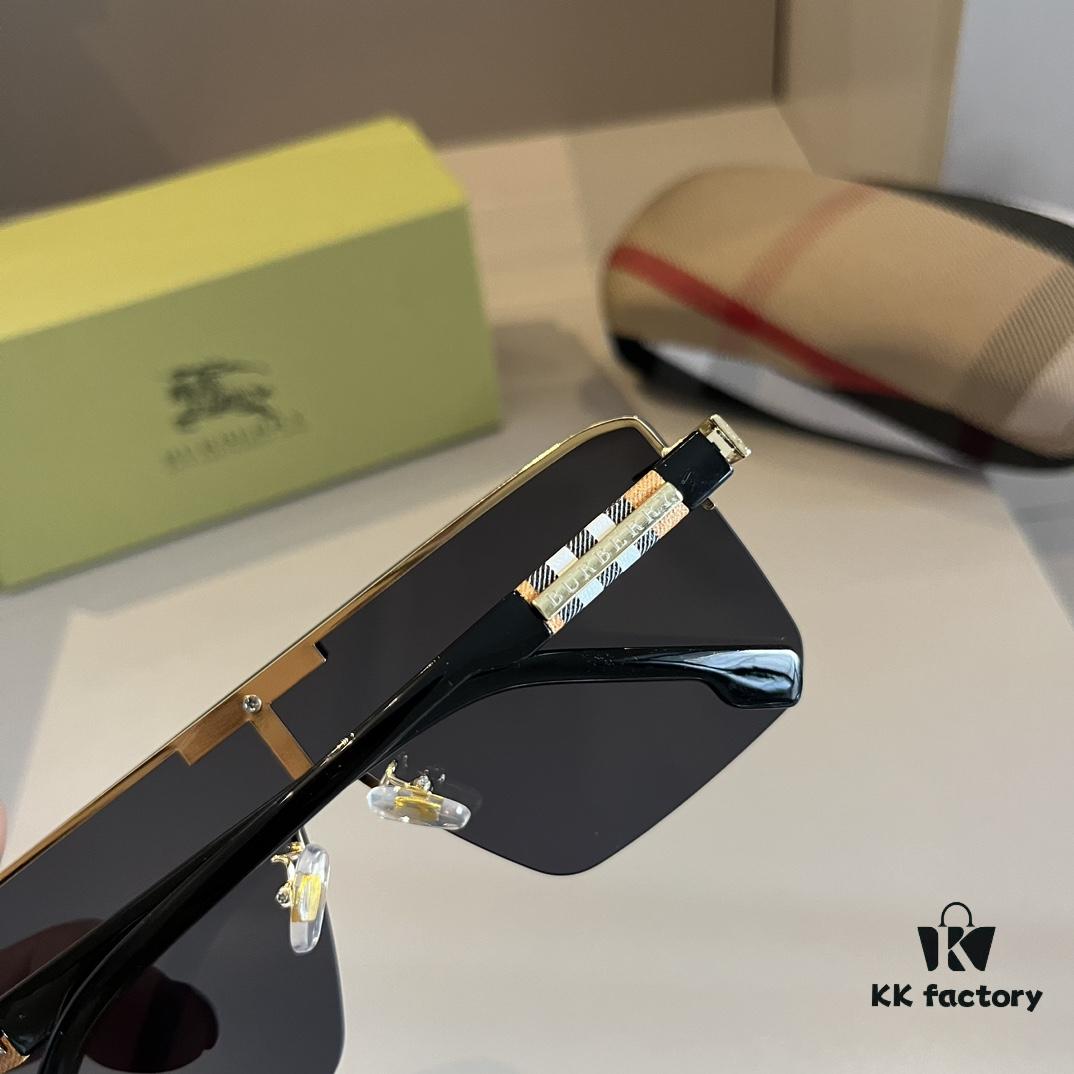 6931a9c8ccd8ab3d7af9e2dd Burberry New One-Piece Pilot Sunglasses, Must-Have Travel Accessory, Celebrity-Favorite Unisex Sun Glasses