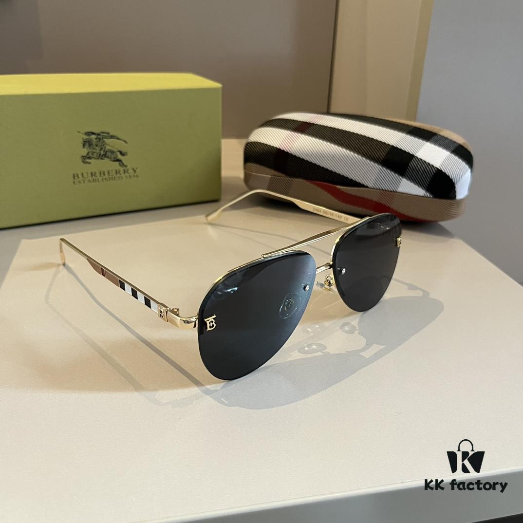 6931a9caccd8ab3d7af9e2f2 Burberry New One-Piece Pilot Sunglasses, Must-Have Travel Accessory, Celebrity-Favorite Unisex Sun Glasses