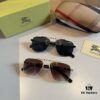 6931a9cbccd8ab3d7af9e30d Burberry New One-Piece Pilot Sunglasses, Must-Have Style for Travel, Celebrity Favorite Unisex Sun Glasses