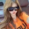 6931a9ccccd8ab3d7af9e320 Burberry Letter Print Sunglasses BE4291 Unisex Fashion Shades for Men and Women