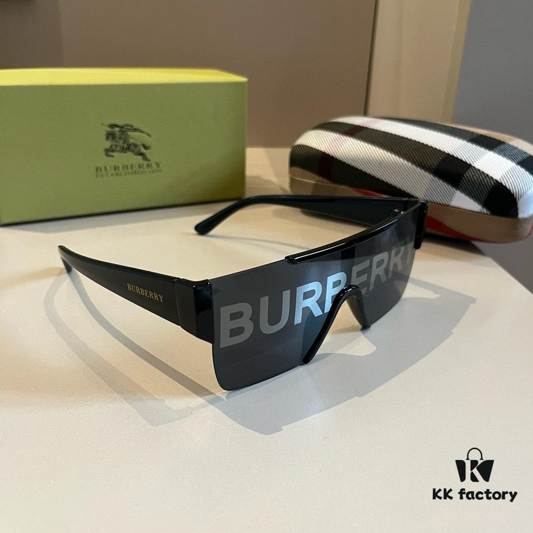 6931a9cdccd8ab3d7af9e322 Burberry Letter Print Sunglasses BE4291 Unisex Fashion Shades for Men and Women