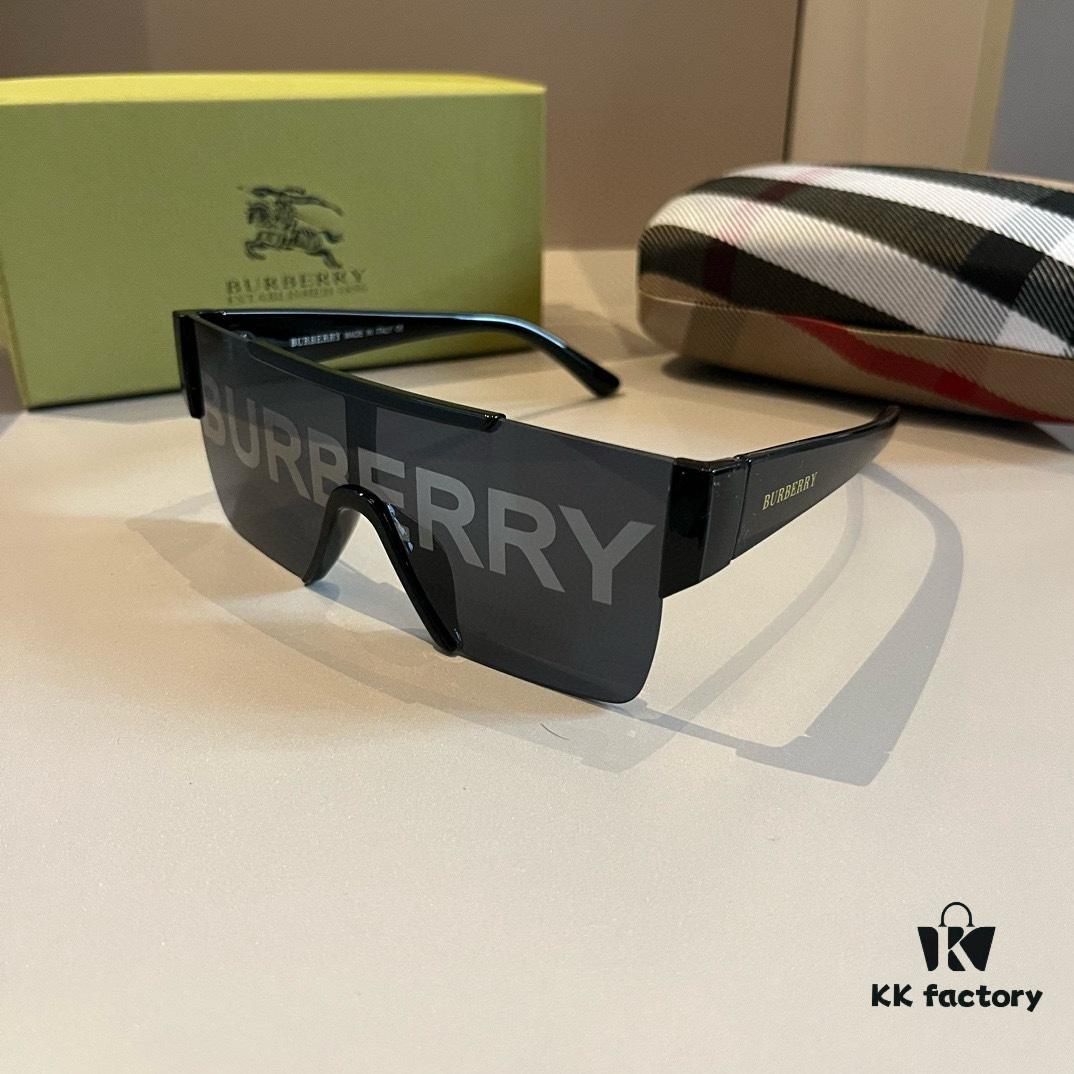 6931a9cdccd8ab3d7af9e323 Burberry Letter Print Sunglasses BE4291 Unisex Fashion Shades for Men and Women