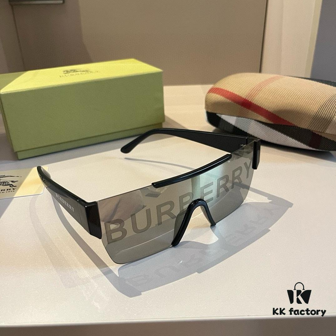 6931a9cdccd8ab3d7af9e330 Burberry Letter Print Sunglasses Unisex BE4291 Stylish Travel Essential One-Piece UV Protection Shades with Case