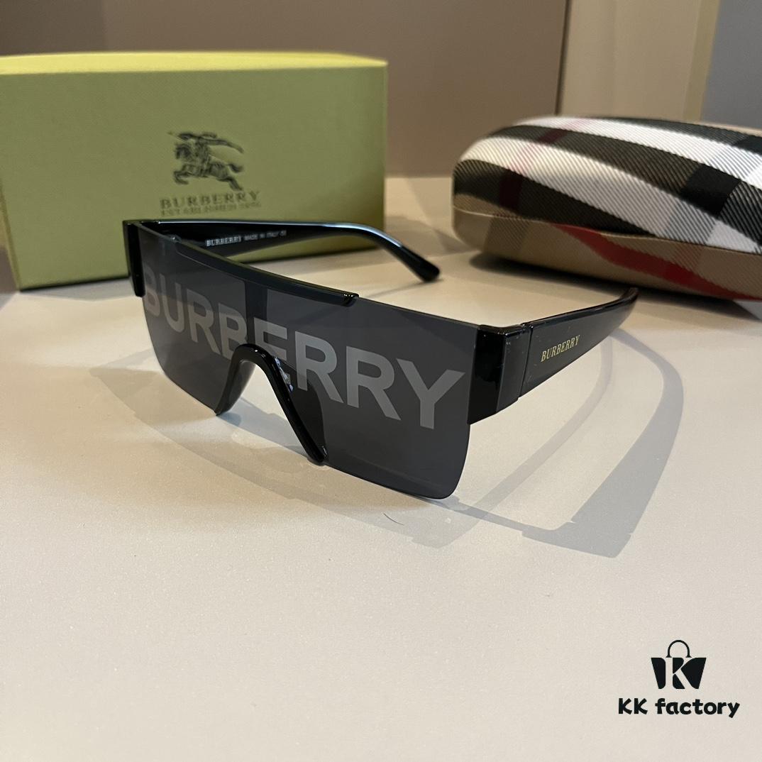6931a9ceccd8ab3d7af9e33e Burberry Letter Print Sunglasses BE4291 Unisex Fashion Hip-Hop Shades UV Protection Travel Streetwear Accessory