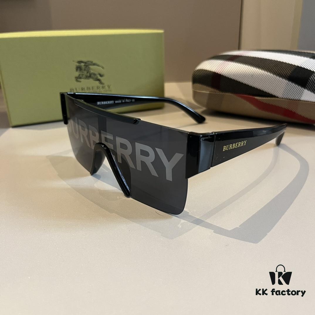 6931a9cfccd8ab3d7af9e341 Burberry Letter Print Sunglasses BE4291 Unisex Fashion Hip-Hop Shades UV Protection Travel Streetwear Accessory