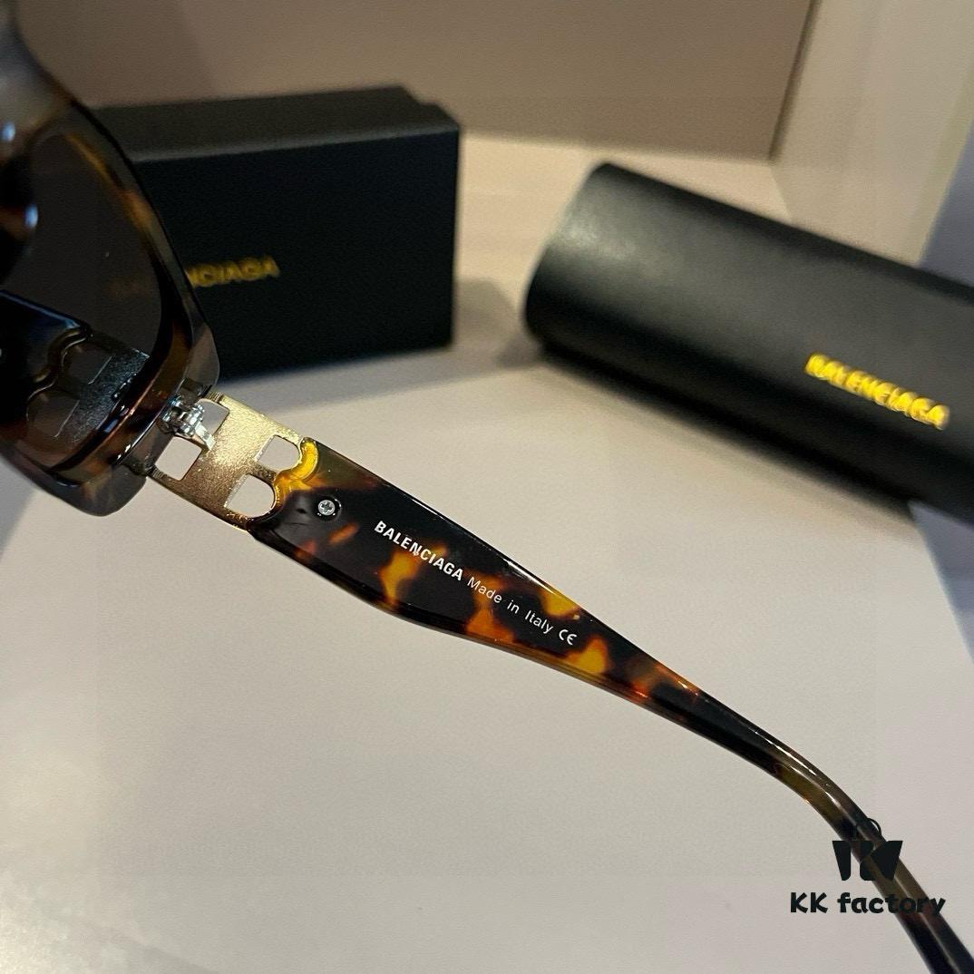6931a9d2ccd8ab3d7af9e381 Balenciaga Paris Fashion Sunglasses - Celebrity-Inspired Black and Gold Aviator Style with Double B Logo