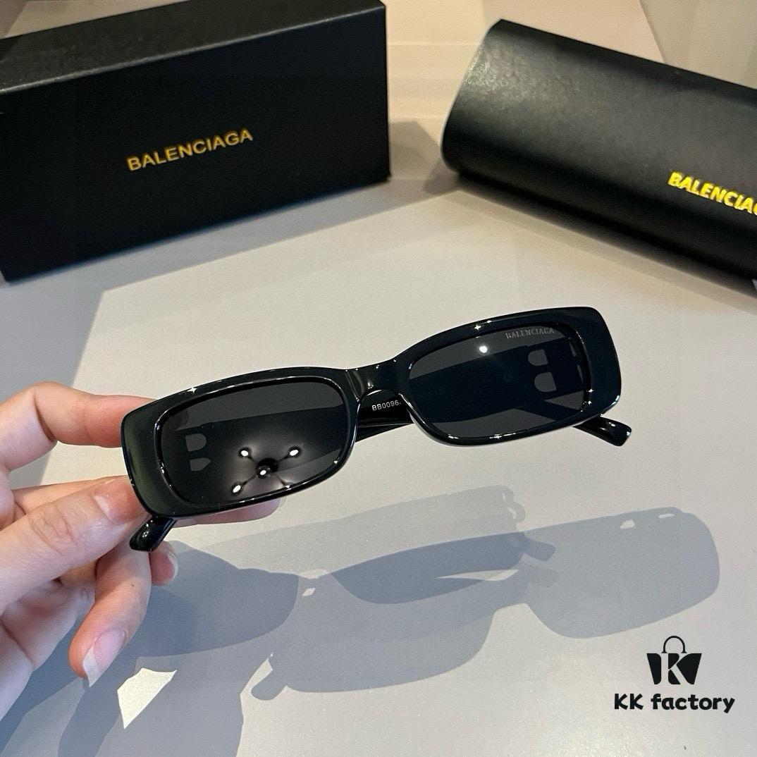 6931a9d3ccd8ab3d7af9e386 Balenciaga Paris Unisex Sunglasses with Black-Gold Dual B Logo, Retro Lightweight Frame