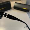 6931a9d3ccd8ab3d7af9e387 Balenciaga Paris Unisex Sunglasses with Black-Gold Dual B Logo, Retro Lightweight Frame