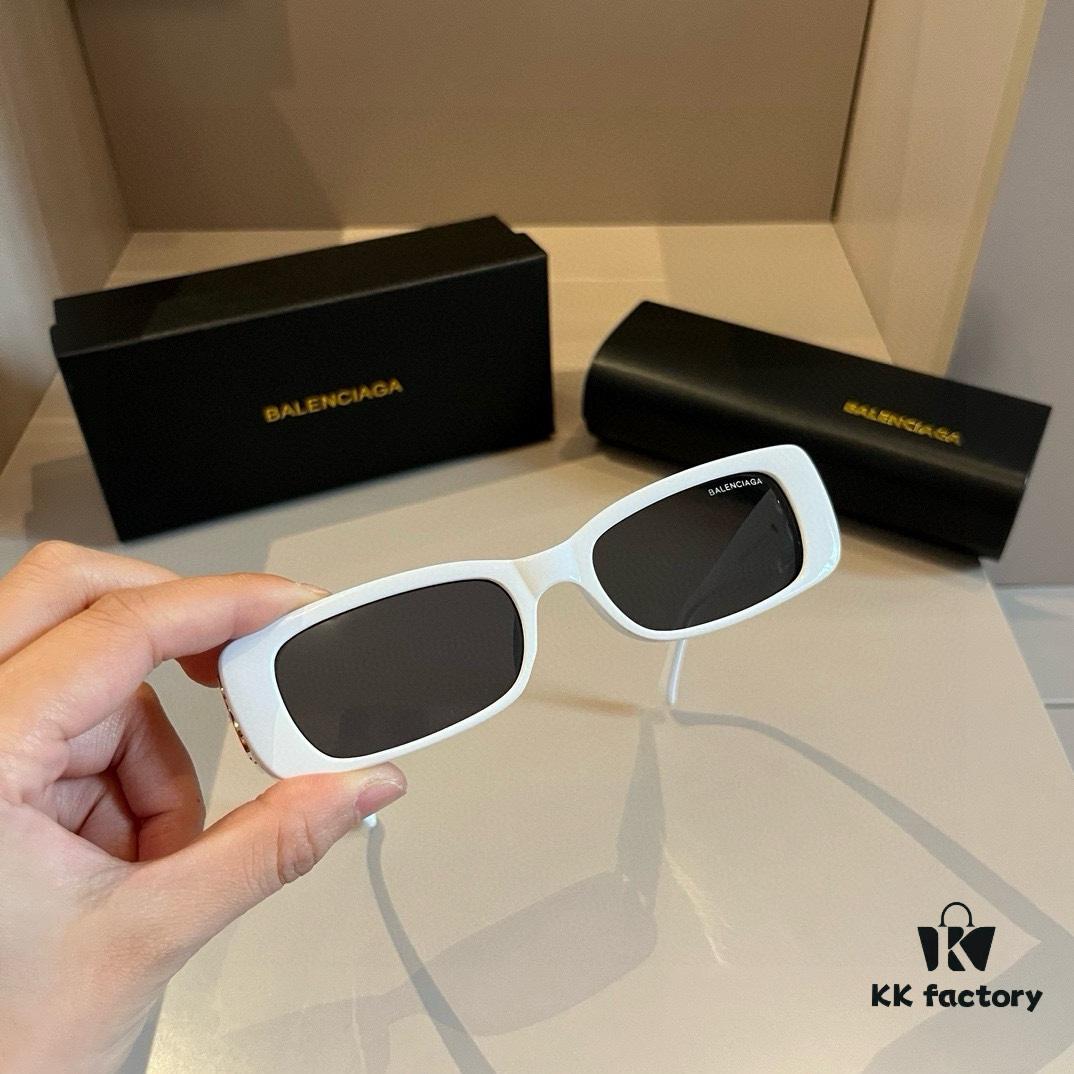 6931a9d7ccd8ab3d7af9e3c8 Balenciaga Black and Gold Sunglasses with Double B Logo, Retro Lightweight Frame