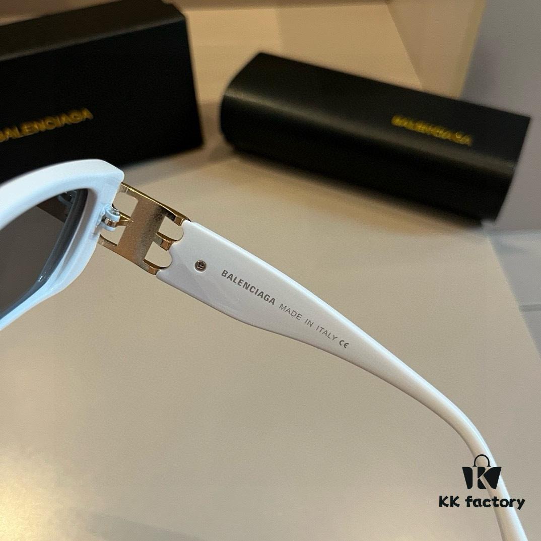 6931a9d7ccd8ab3d7af9e3ca Balenciaga Black and Gold Sunglasses with Double B Logo, Retro Lightweight Frame