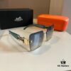 6931a9d7ccd8ab3d7af9e3cf HERMES Hermès New Heavyweight Women's Sunglasses with Large Frame and 3D Design for Flattering Facial Contour