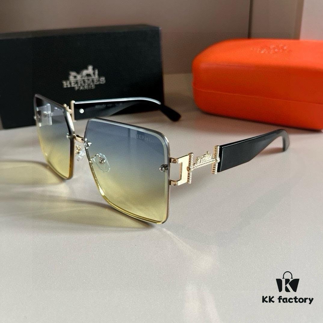 6931a9dcccd8ab3d7af9e411 Hermes Women's Oversized 3D Frame Sunglasses, New Heavyweight Collection