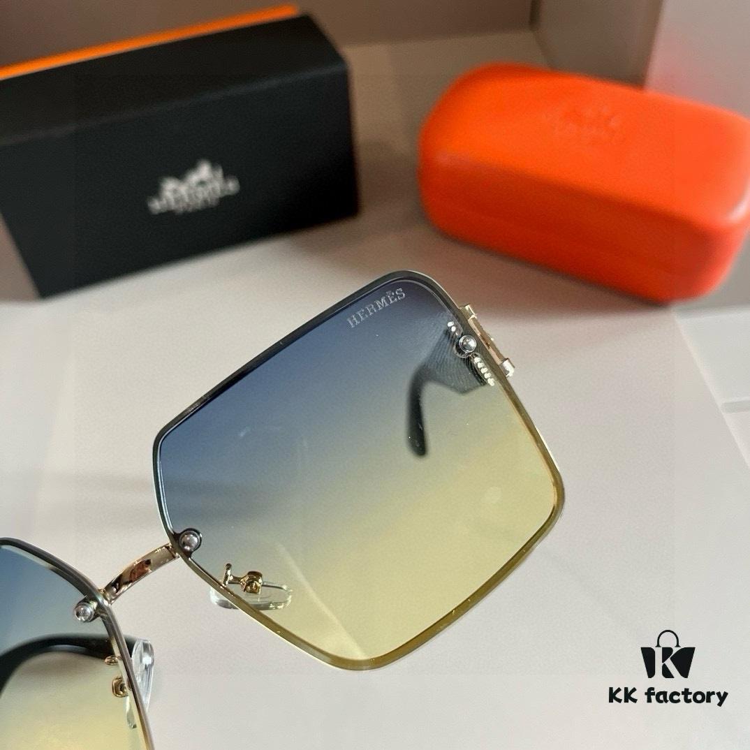6931a9dcccd8ab3d7af9e413 Hermes Women's Oversized 3D Frame Sunglasses, New Heavyweight Collection