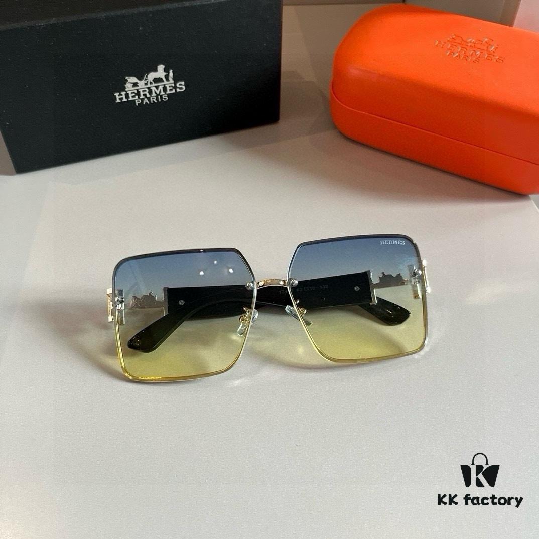 6931a9dcccd8ab3d7af9e414 Hermes Women's Oversized 3D Frame Sunglasses, New Heavyweight Collection