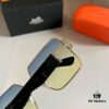 Hermès Women's Oversized 3D Frame Sunglasses, Heavyweight New Arrival, Retro and Elegant