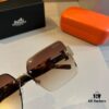 6931a9e0ccd8ab3d7af9e458 Hermes Women's New Heavyweight Sunglasses with Oversized 3D Frame for Face-Framing and Retro Style