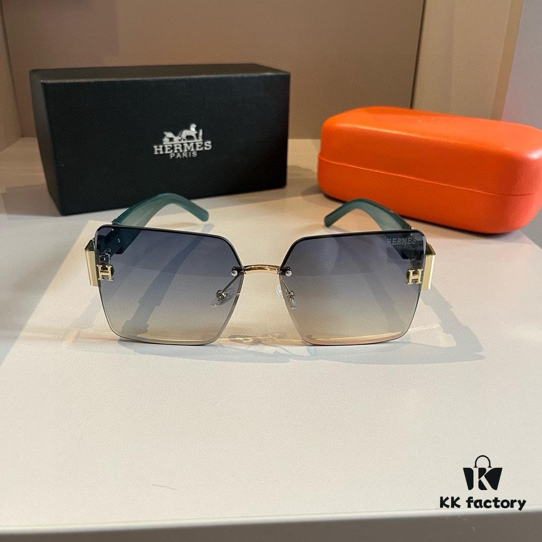6931a9e2ccd8ab3d7af9e473 Hermès Women's New Heavyweight Sunglasses with Oversized 3D Frame for Flattering Facial Contour