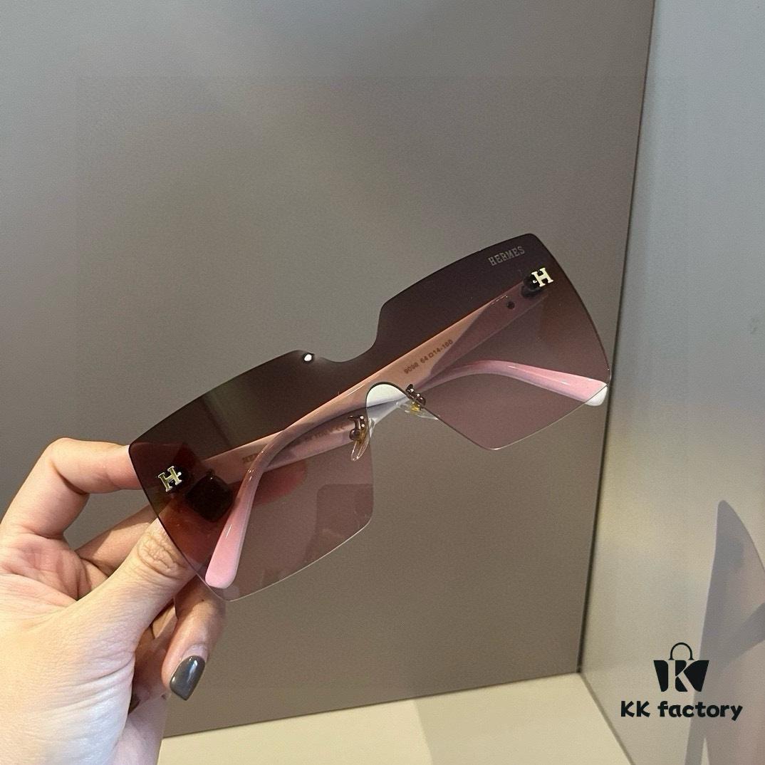 6931a9e3ccd8ab3d7af9e483 Hermes Women's Oversized 3D Frame Sunglasses, New Heavyweight Collection
