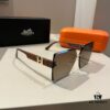 Hermes Women's Sunglasses, Oval Lenses, Premium Custom Design, Essential Eyewear for Travel and Driving