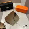 Hermes Women's Sunglasses, Oval Lenses, Premium Custom Design, Essential Eyewear for Travel and Driving