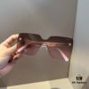 HERMES Women's New Heavyweight Sunglasses, Large 3D Frame, Flattering Face Shape, Retro and Elegant